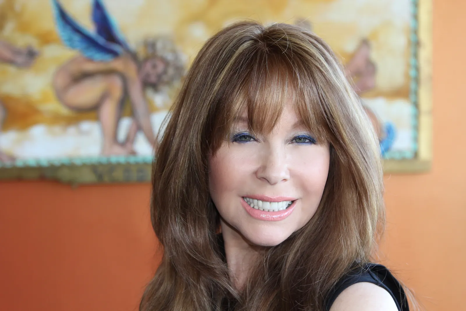 Amy Gibson — portrait with angel painting